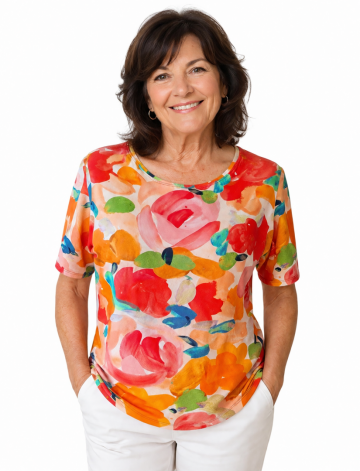 Colored shirt model site