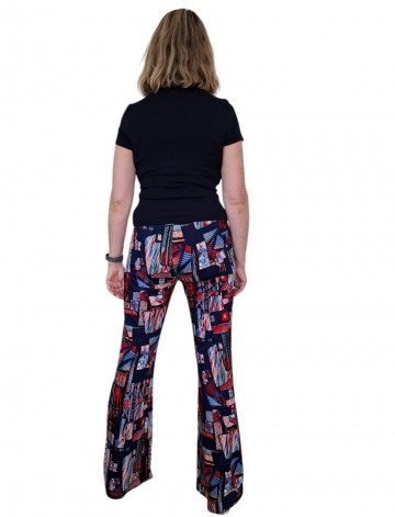 Flared broek 2model achter