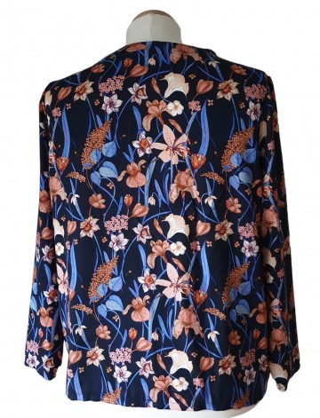 Flower blouse achter 0