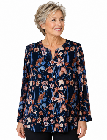Flower blouse model