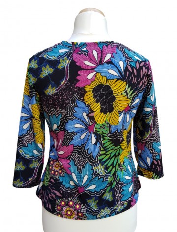 Indie flower scuba driekwart mouwachter