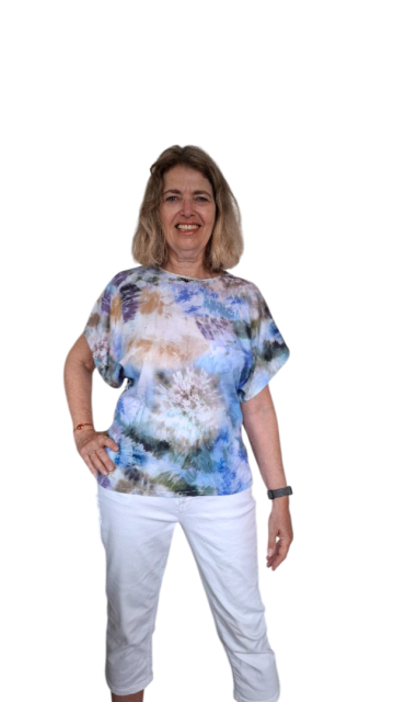 Marjolijn fletsblauw shirt