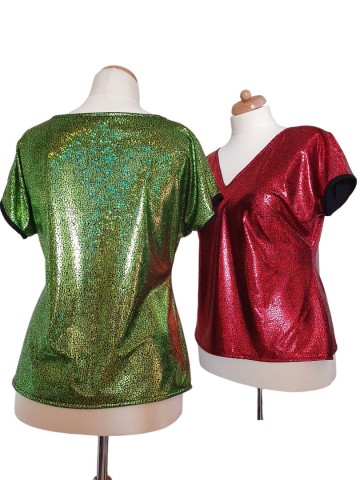 Mozaiek lime or red achter