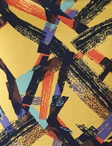 Yellow with stripesdetail 0